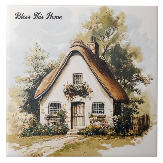 こ賛美の家 タイル (正面)