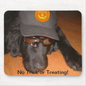 こ離れのハロウィンの後ろに マウスパッド (正面)