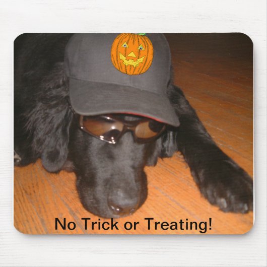 こ離れのハロウィンの後ろに マウスパッド (正面)