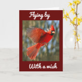 **こ飛んでいるれは**誕生日をいつで最高のも** カード (黄色い花)