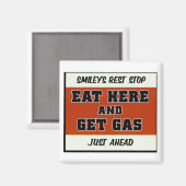 こ食べこでガスを取る マグネット (正面/裏面)