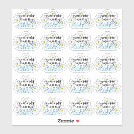 ごおもしろい注文で今日はデイジーパンの商売になった シール (シート)