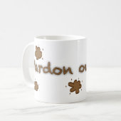 ごちそうを謝す コーヒーマグカップ (正面左)