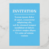 ごちゃごちゃしたカラフルスカル 箔招待状 (裏面)