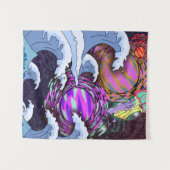 ごちゃごちゃした宇宙 タペストリー (正面(横))