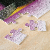 ごちゃごちゃな財布の中で眠っている子猫 ジグソーパズル (側面)