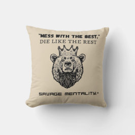 「ごちゃごちゃ最高のろ、他の人と同じように死ね – 凶暴な私 クッション