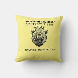 「ごちゃごちゃ最高のろ、他の人と同じように死ね – 凶暴な私 クッション