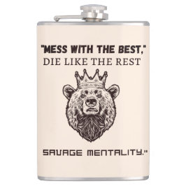 「ごちゃごちゃ最高のろ、他の人と同じように死ね – 凶暴な私 フラスク