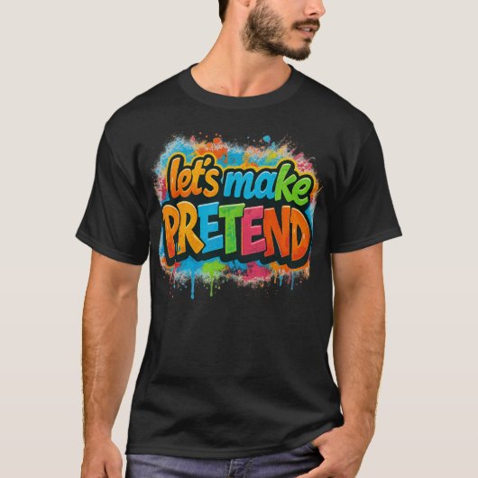ごっこ遊びをしよう Tシャツ (正面)