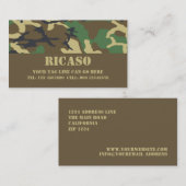 ごまかされたパターン 名刺 (正面/裏面)