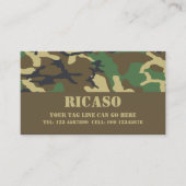 ごまかされたパターン 名刺 (正面)