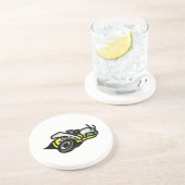 ごまかしによってすごい蜂のロゴ コースター (側面)