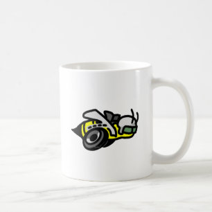 ごまかしによってすごい蜂のロゴ コーヒーマグカップ