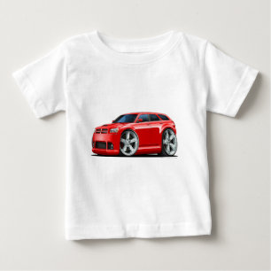 ごまかしのマグナムびんの赤車 ベビーTシャツ