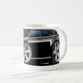 ごまかしのマグナムびんの黒車 コーヒーマグカップ (正面右)