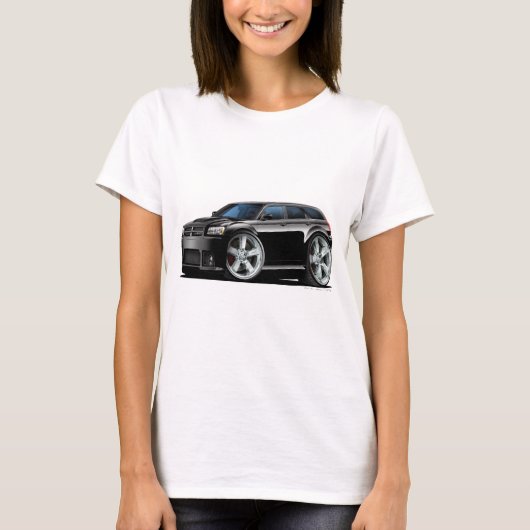 ごまかしのマグナムびんの黒車 Tシャツ (正面)