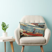 ごまかしのモータ速度のボートのヴィンテージの旧式な列の海 ランバークッション (椅子)