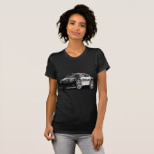 ごまかしの充電器のパトカー Tシャツ (正面フル)
