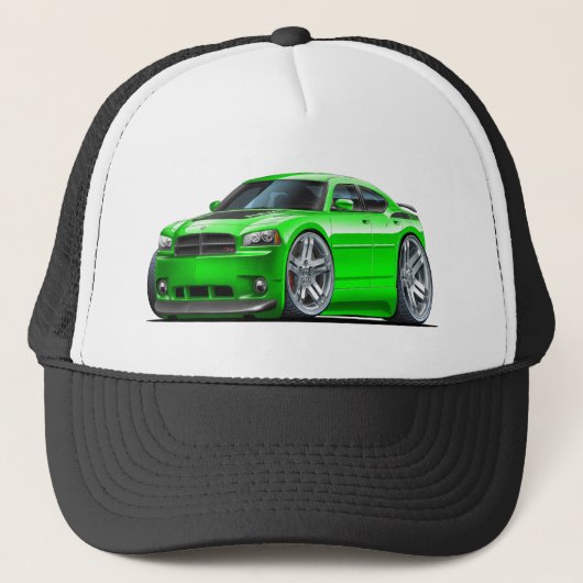 ごまかしの充電器のDaytonaの緑車 キャップ (正面)