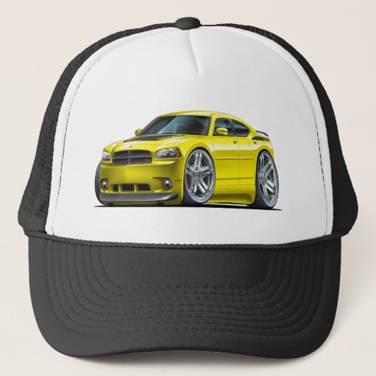 ごまかしの充電器のDaytonaの黄色い車 キャップ (正面)