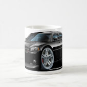 ごまかしの充電器のDaytonaの黒い車 コーヒーマグカップ (中央)