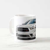 ごまかしの充電器RTの白車 コーヒーマグカップ (正面左)