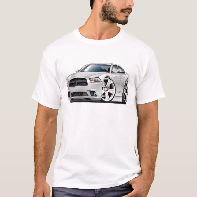 ごまかしの充電器RTの白車 Tシャツ (正面)