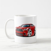 ごまかしの充電器RTの赤車 コーヒーマグカップ (左)