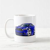 ごまかしの充電器RTの青車 コーヒーマグカップ (左)