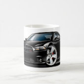 ごまかしの充電器RTの黒い車 コーヒーマグカップ (中央)