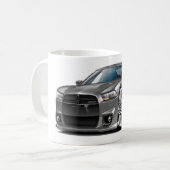 ごまかしの充電器SRT8の灰色車 コーヒーマグカップ (正面左)