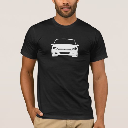ごまかしの投げ矢の写実的で暗いメンズ Tシャツ (正面)