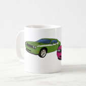 ごまかしの挑戦者の競争 コーヒーマグカップ (正面左)