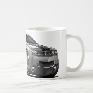 ごまかしの挑戦者の銀か灰色車 コーヒーマグカップ