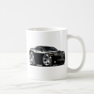 ごまかしの挑戦者の黒車 コーヒーマグカップ