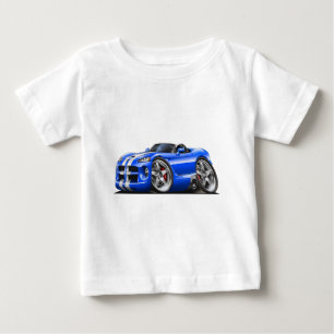 ごまかしの毒蛇のロードスターの青白の車 ベビーTシャツ