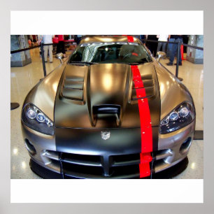 ごまかしの毒蛇のSportsCar車のショールームポスター写真 ポスター