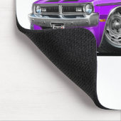 ごまかしの鬼の紫色車 マウスパッド (コーナー)