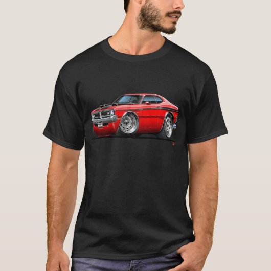 ごまかしの鬼の赤車 Tシャツ (正面)