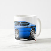 ごまかしの鬼の青車 コーヒーマグカップ (正面右)