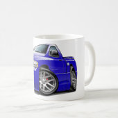 ごまかしSRT10のラムの青白のトラック コーヒーマグカップ (正面右)