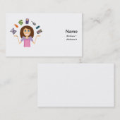 ごまかすお母さんの名刺 コーリングカード (正面/裏面)