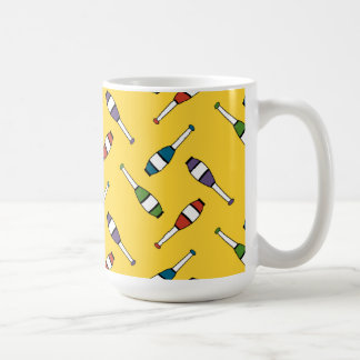 ごまかすクラブトスの黄色 コーヒーマグカップ