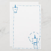 ごまかすサーカスくま 便箋 (正面/裏面)