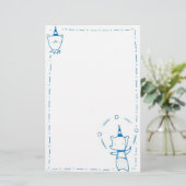 ごまかすサーカスくま 便箋 (スタンド正面)