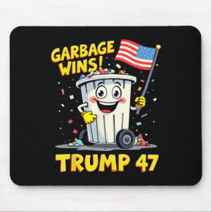 ごみがトランプ47チームのゴミを勝ち取るトランプ2024 マウスパッド
