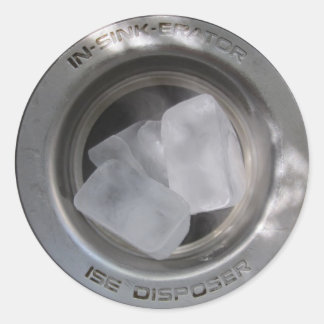 ごみの中の氷 ラウンドシール