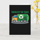 ごみの出し入れ管理 カード (黄色い花)