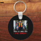 ごみの切り札のガービージェの男を取り出す時間 キーホルダー (正面)
